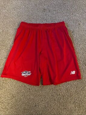 New Balance Men’s Red Team Gear Windsor Spitfires Shorts
